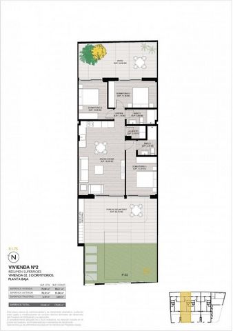 Bungalow en venta en San Pedro del Pinatar