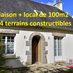 Maison et local de 100 m2 , sur terrain constructible de 5 000 m2