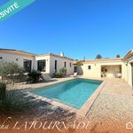 Villa contemporaine, 3 chambres, bureau, piscine!