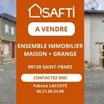 Ensemble immobilier - maison de village et grange