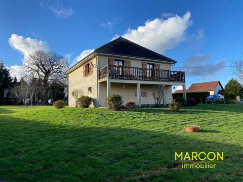 MARCON-IMMOBILIER - CREUSE EN LIMOUSIN - REF 87800 - SECTOR SAINT AGNANT DE VERSILLAT - MARCON immobilier offers you this beautiful pavilion on basement of 2004 located in the heart of the countryside 5 minutes from La Souterraine (close to all ameni...