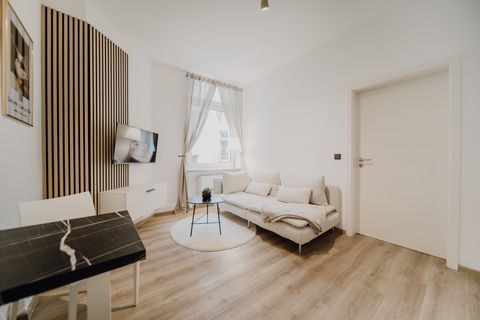 Enjoy a stylish experience in this centrally located accommodation right at the train station. Our design apartment spans approximately 28 square meters and has everything your heart desires. From a high-quality fitted kitchen with all daily necessit...