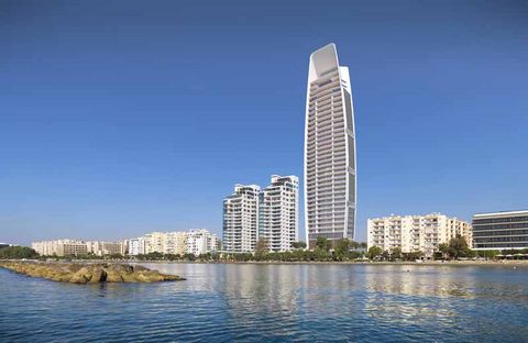Two and three bedroom luxury apartments are for sale on the seafront promenade, in Limassol. The apartments will be located on a thirty-seven storey building and will enjoy unobstructed sea views as well as panoramic views of the city. Prices start f...