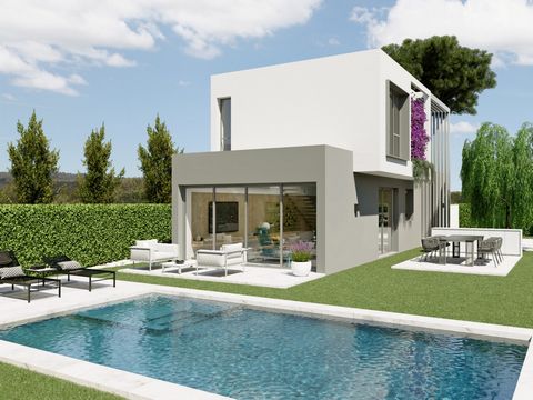 The houses have a constructed area of inbetween 21175 sqm and 25142 sqm with east orientation close to the city of Alicante by car and with all the amenities nearbyThese villas come in 3 different models and are built with quality materialsModel 1 Th...