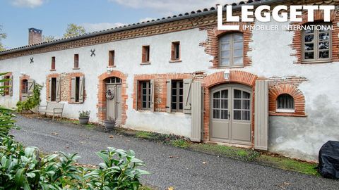 A25955AK31 - Beautiful panoramic view of the Pyrenees and the Volvestre hills. Beautiful building dating from 1800 with a total surface area of 343 m2, 270 m2 of which is habitable. Lacaugne is located south of Toulouse in the Haute-Garonne departmen...