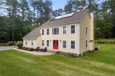Welcome to this completely updated colonial masterpiece nestled in the serene landscapes of Griswold, Connecticut. Situated on a meticulously cleared lot, this home offers the perfect blend of tranquility and natural beauty, boasting private tree-lin...