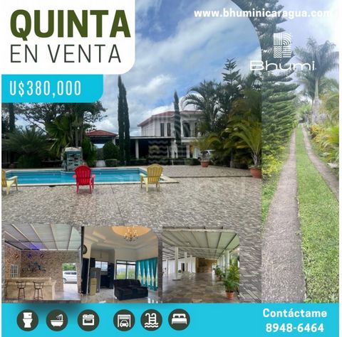 Verkoop van villa met zwembad 10000 vrs2 !! Als u op zoek bent naar een prachtig panoramisch uitzicht, dan is deze woning iets voor u... een paar minuten van de stad Estelí.Locatie: Comercial el Naranjo 1 km naar het oosten Het pand heeft een grote d...