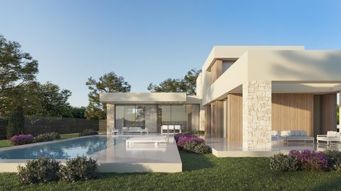 This modern villa is located in the quiet urbanisation La Cala in Javea, close to the beautiful azure pebble beach Portichol and the viewpoints Cabo La Nao and Cap Negre. The villa is located on a flat fully fenced plot of 1,000 m2 and will be access...