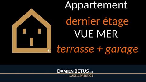 Dpt Vendée (85), à vendre proche de SAINT GILLES CROIX DE VIE appartement T4 dernier étage, vue mer, terrasse et box