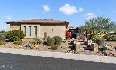 Semi-custom Toll Bros home in the beautiful gated community of MonteVista. This 4500 Sq.Ft. home boasts 5 beds/5 ½ baths (including a backyard cabana bath), 5-car tandem garage, an owned solar system for tremendous savings, & over half an acre of sem...