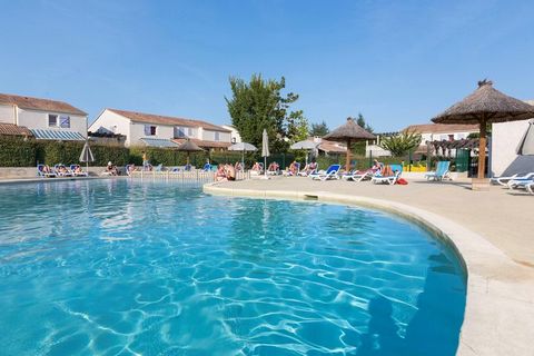 Les Sources de Manon is a nice holiday park, consisting of blocks of four to six semi-detached houses, built around two outdoor swimming pools. There are in total 75 nicely furnished houses with a ground and first floor. They all feature a fully-equi...