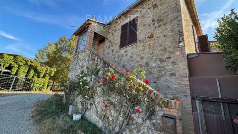 CASTELLINA IN CHIANTI (SI), Surroundings: Independent stone farmhouse on two levels, divided into several independent units previously used as agritourism, composed as follows: -Ground floor totally used as tool sheds, cellars and stables for a total...