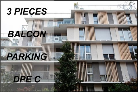 VANVES appartement récent T3 de 63,5 m² avec terrasse et parking