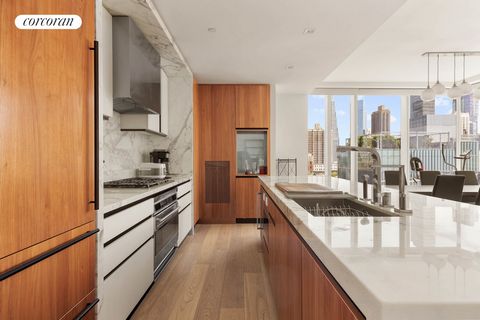 Introducing One West End, a prestigious condominium located in Manhattan's Upper West Side neighborhood. This stunning 3-bedroom, 3-bathroom residence with a powder room greets you with an elegant walnut door and bronze newspaper box at the entrance....