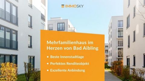 Zum Verkauf steht ein wunderschönes Wohn- und Geschäftshaus im Herzen von Bad Aibling. Dieses charmante Objekt, erbaut im Jahr 1956, verbindet perfekt Wohnen und Arbeiten auf insgesamt 230 Quadratmetern. Das Haus beherbergt zwei großzügige Wohnungen ...