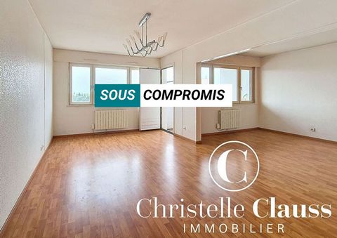 - SOUS COMPROMIS dès la première visite : dans votre agence Christelle Clauss immobilier à Bischheim Venez découvrir cet appartement 3 pièces de 67m2, au sein d'une copropriété bien entretenue. Il est situé au 5 ème étage sur 6, avec ascenseur. Il es...