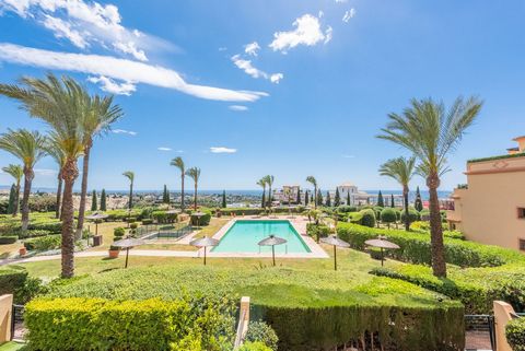 Stunningly positioned overlooking the main pool and boasting panoramic vistas of the sea this exquisite apartment is a true gem Nestled on the first floor it offers two splendid terraces one facing southeast treating you to pool and sea views and ano...