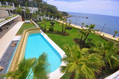 IMPORTANT FOR FURTHER INFORMATION AND A PROMPT REPLY, PLEASE LEAVE A TELEPHONE NUMBER. A ABSOLUTELY BREATHTAKING 5000 M2 FRONT LINE BEACH PLOT OF SOUTH ORIENTATION AND EXTREMELY LUXURIOUS APARTMENT. THE APARTMENT IS TRULY DIVINE! WITH BEAUTIFUL BRIGH...