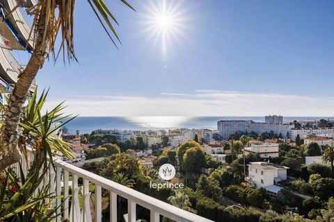 Nizza Fakultät der Geisteswissenschaften / Fabron - In der oberen Etage einer renommierten Wohnanlage mit Hausmeister, ideal gelegen in der Nähe der Promenade des Anglais und der Straßenbahnlinie 2. Helle 3/4-Zimmer-Wohnung mit 91 m², durchgehend, mi...