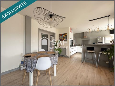 Appartement T3 avec balcon, garage et jardin