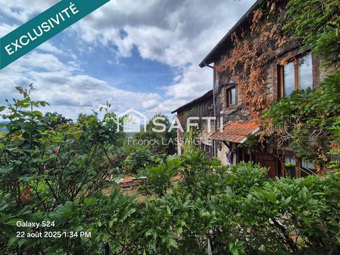 Maison en pierres avec terrain sans vis à vis