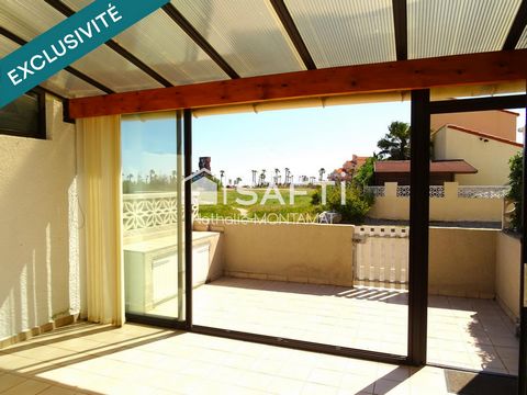 Barcarès Village, Pavillon de 47m²,Garage, Parking