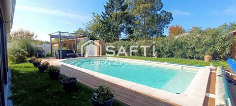 Maison de plain-pied 3 chambres - Piscine - Véranda