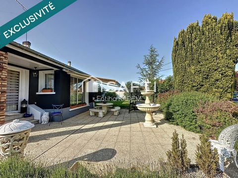 Maison de plain-pied atypique dans son écrin de verdure