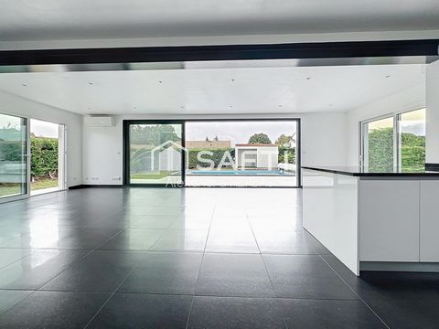 Plain-pied 4 chambres - jardin et piscine