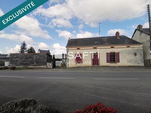 Maison 4 chambres à fort potentiel sur grand terrain à l’entrée de Cossé-Le-Viivien