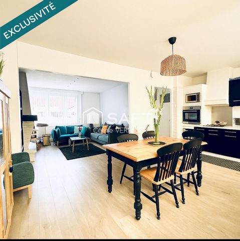 Maison 3 chambres, garage , cour