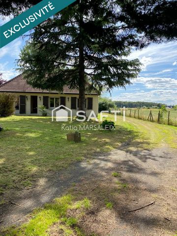 Maison sur sous-sol avec jardin de 2 587m²