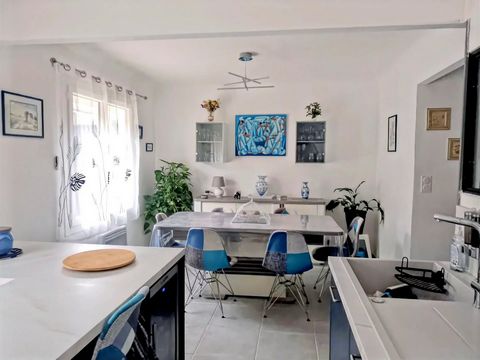 Proche plage, bas de villa T3 avec 180 m² de jardin privatif