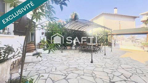 Cannes La Bocca centre – Maison avec studio indépendant et combles aménagés, idéale pour une famille ou une profession libérale.