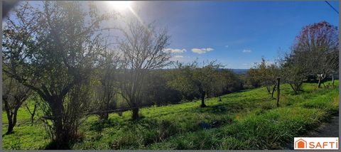 Terrain constructible en partie vue imprenable proche de Brive