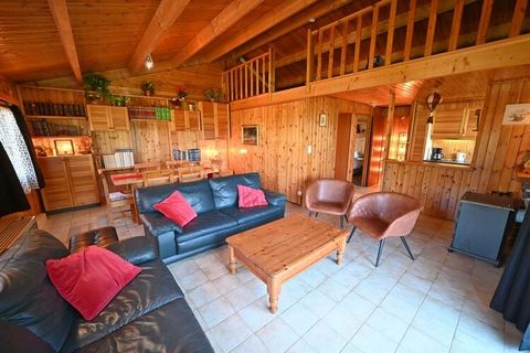 Very well located chalet with hot tub and a unique view over the Ourthe valley, in Beffe, near La Roche-en-Ardennes and Hotton. On the ground floor you have the billiard room with wood stove, two bedrooms, each with a double bed and a bathroom with b...