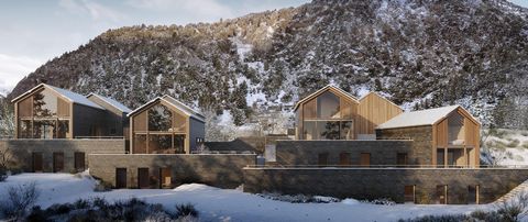 Exclusive development in La Pleta d'Incles located in the Incles Valley, one of the most privileged natural landscapes in Andorra. Development of 4 four-storey detached houses with garden. Carefully designed by a prestigious architect. They are chara...