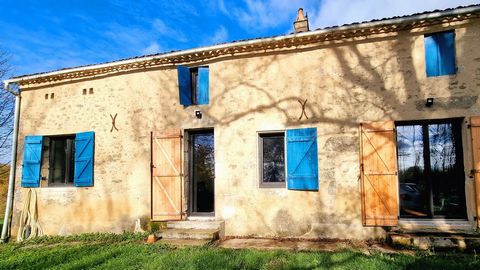 Two farmhouses and 7 hectares of prairie and woods set in the beautiful rolling countryside of the Entre deux Mers and yet only 1 hour from Bordeaux. The first house has been partially completed and there remains 2 bedrooms and shower rooms to finish...