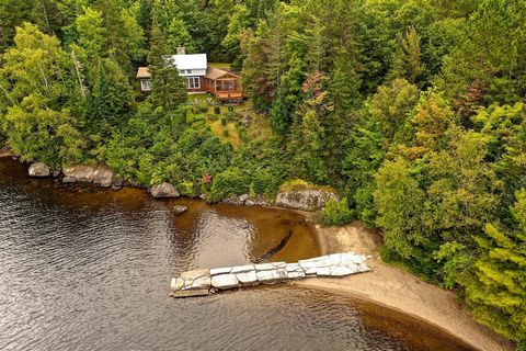 Welcome to 2630 Chemin de la Cordée, Lac Ouareau. It is a beautiful lot, 103,227 square feet in size, 300 feet of lake frontage and an exceptional view. The property is private compared to others in the area, yet close to everything. The water's edge...