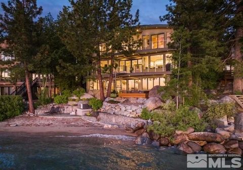 Magnificent mountain modern luxurious lakefront home with features that are impressive throughout. The home was just fully renovated with extensive captivating amenities. The home includes Control 4 Smart Home and Home Works technology including a fu...
