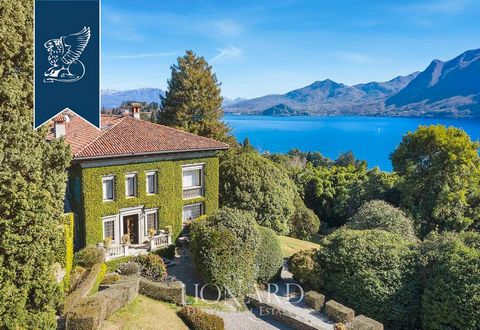 This wonderful historical villa dating back to the early 1900s, surrounded by an ancient 8,500-sqm park and offering spectacular views of the whole lakeside is for sale on a hill above Lake Maggiore. Its park features several cobblestoned paths, a sw...