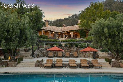 A Wine Country Estate Like No Other - Enjoy relaxed living away from the fast pace of Silicon Valley and San Francisco. This estate blends the highest quality and most authentic imported materials to create the ultimate private resort that is perfect...