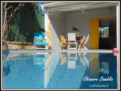 Jolie villa 95 m² + bungalow 22 m² avec piscine à Sainte-ROSE
