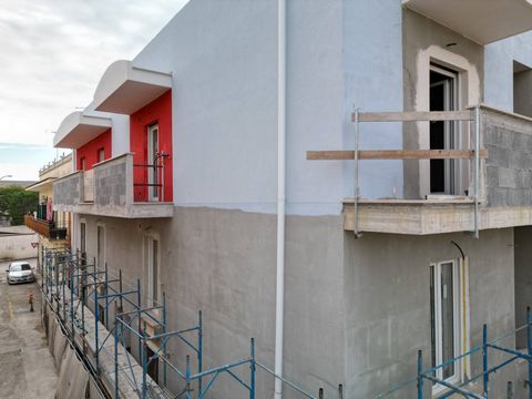 PUGLIA - TARANTO - TALSANO - NEW CONSTRUCTION SITE We offer for sale in a newly built building an apartment located on the first floor with lift comprising entrance hall, open living room with adjoining kitchen, n. 2 bed rooms, 2 bathrooms. The prope...