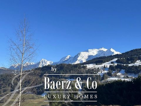 Located 2km from the Princess ski lifts and the center of Megève with panoramic views of the Mont-Blanc massif, building land of 750m2 for sale with a building permit authorizing a floor area of ​​approximately 326m2 which can be offered on three lev...
