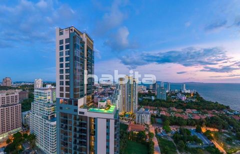Furnished studio with sea view. A high standard was maintained in the construction and interior design. The building has studio (28-29 m²) and 2-bedroom (60-75 m²) apartments for sale at prices from 4.4 M to 12.35 M THB. This luxurious property has a...