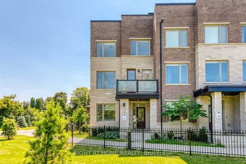 Exquisite ultra luxury Corner Mattamy Townhome in Sought-After Residential Neighborhood with All the Latest Upgrades. This home offers a pure semi-detached feeling with a two-car garage and unobstructed views from large windows. The open-concept livi...