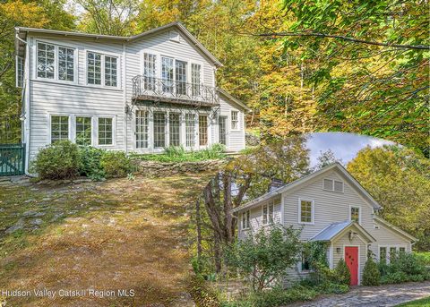 Nestled on 56 private acres of lush landscapes, meandering trails and impressive stone walls, you will find two very special vintage homes, sizeable barn, outdoor sauna and shower plus small artist studio. Built in 1850 this two bedroom farmhouse com...