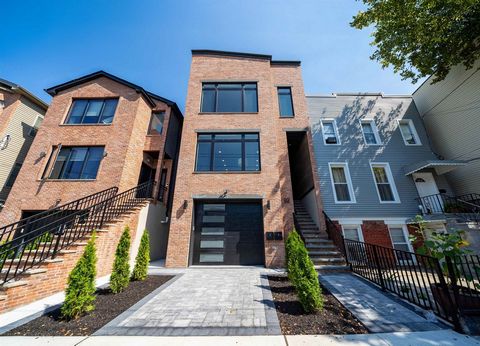 Discover modern luxury in this newly constructed, impeccably designed 2-family home in the heart of Jersey City Heights. Perfect for living in one unit while renting out the other or maximizing rental income. Unit 1: A 4-bedroom, 3-bath duplex with o...