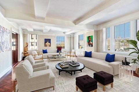 Exquisite 12-Room Boutique Pre-War Condo (Please note that some images have been virtually staged) Welcome to the prestigious Hampton House, a coveted pre-war boutique condominium building located in the heart of the Upper East Side. Upon entering th...